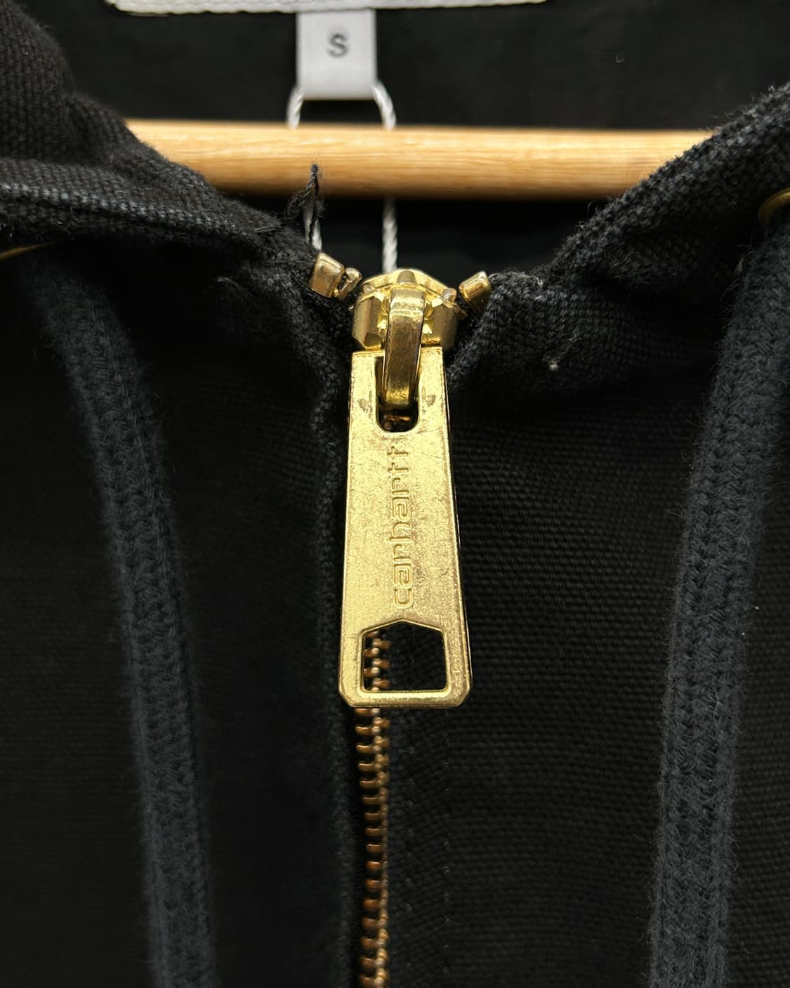 칼하트 WIP 덕 액티브 후드 자켓 블랙 상품이미지4