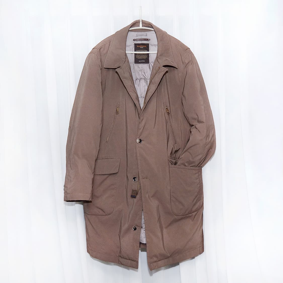 마에스트로 이탈리안 클래식 구스다운 패딩 코트 (105+) 상품이미지1