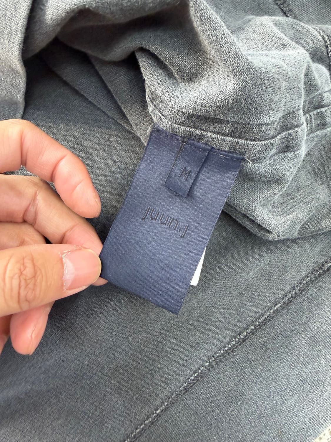 정품) 준지 20ss 남성 오버핏 레이어드 스트링 티셔츠 M 상품이미지7