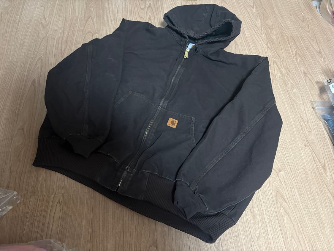 [3XL] J130 DKB 칼하트 액티브 자켓 빈티지 다크브라운 상품이미지1