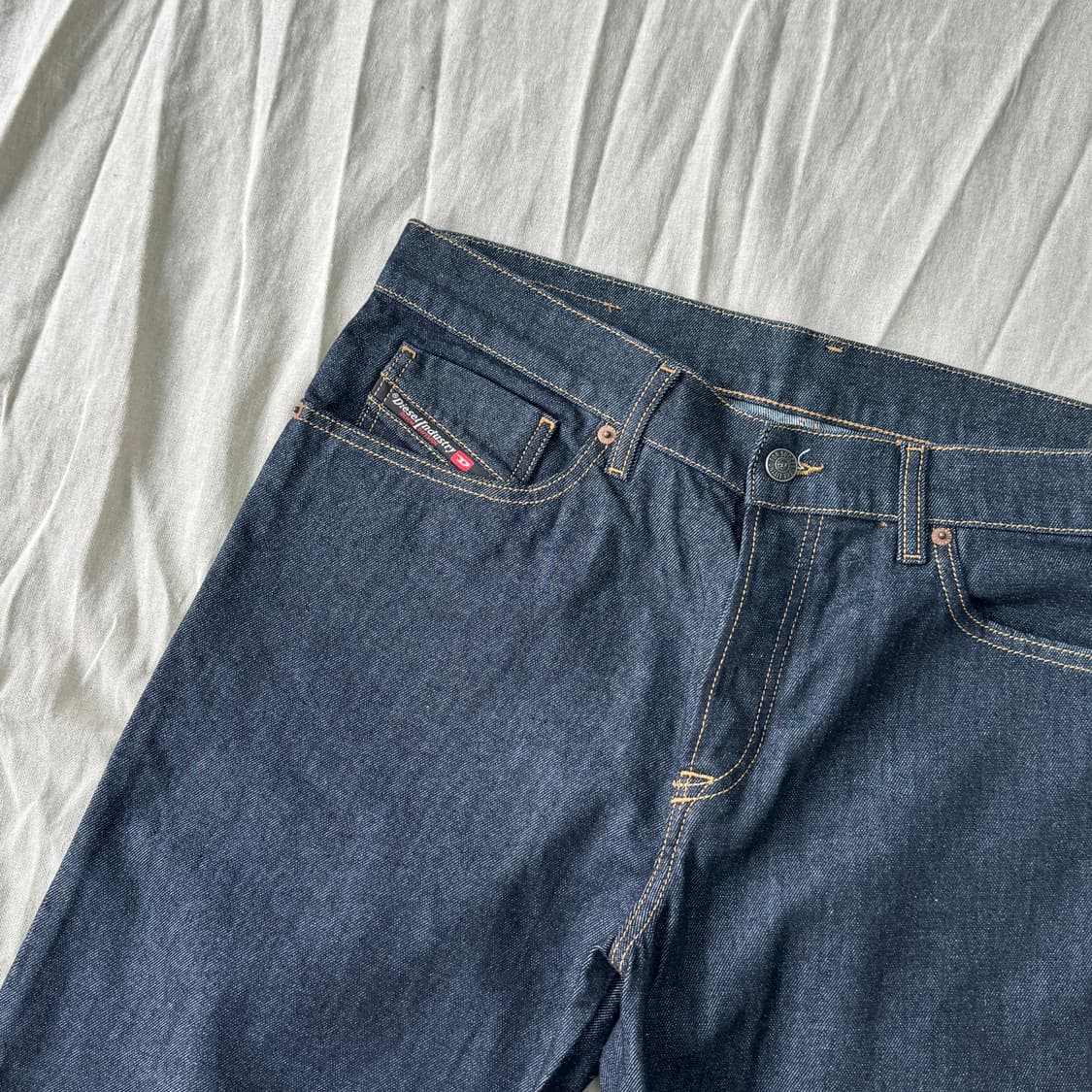 디젤 신형 자수 생지 데님팬츠 33 상품이미지3
