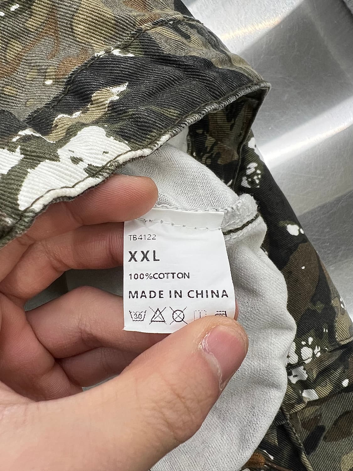 재패니즈 빈티지 리얼 트리 커브드 스트링 카고 팬츠 상품이미지7