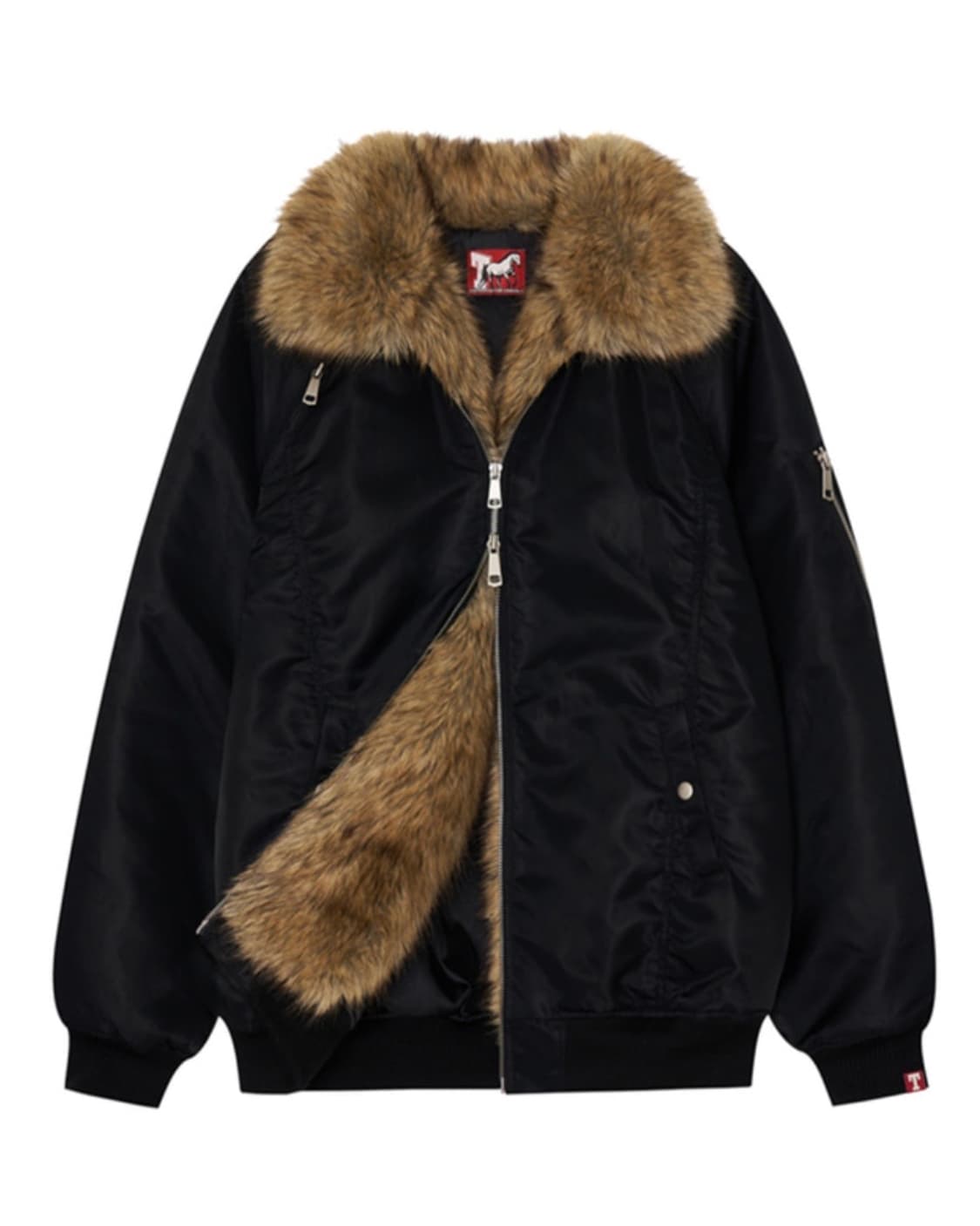 투머치텍스 퍼 봄버 자켓 상품이미지1