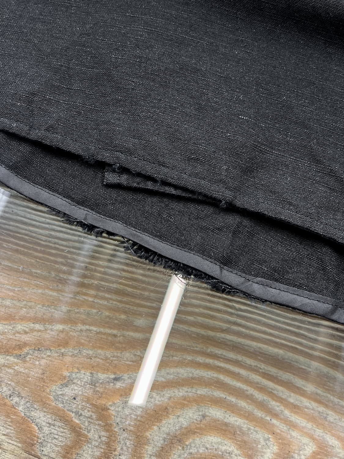 La Porte De Demain 린넨 블랙 스커트 상품이미지8