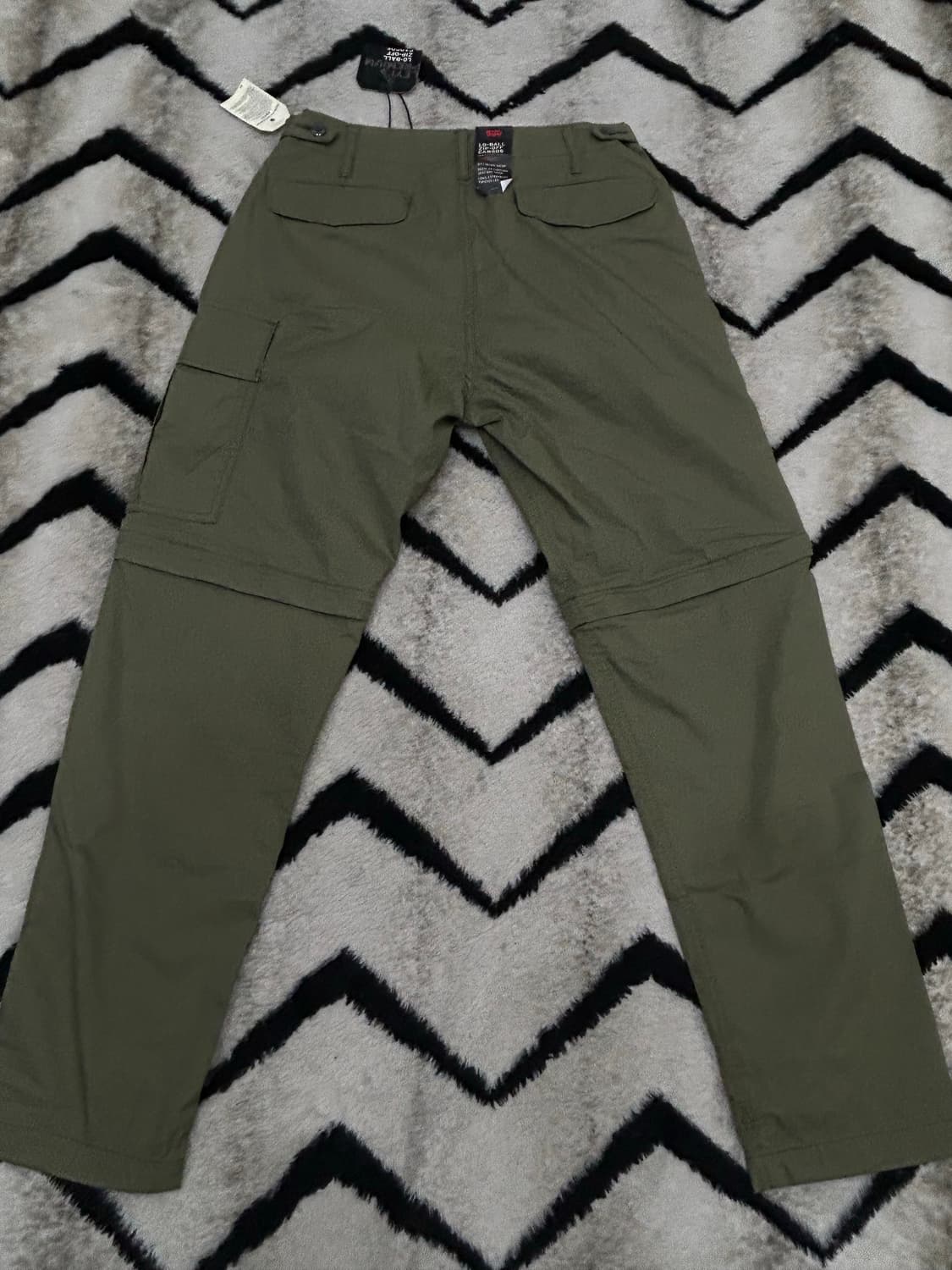 [32]리바이스 프리미엄 반바지 겸용 나일론 카고 팬츠/카키올리브 상품이미지4