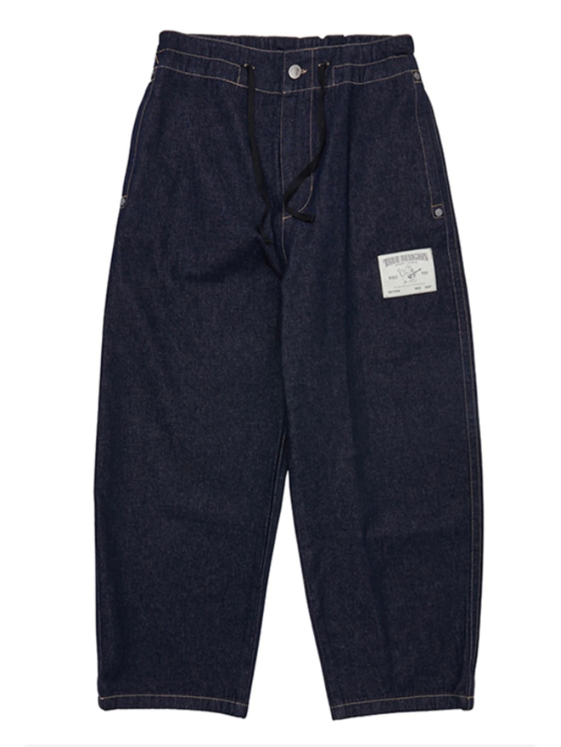 트루릴리전 더블포켓 와이드팬츠 인디고 M 상품이미지2
