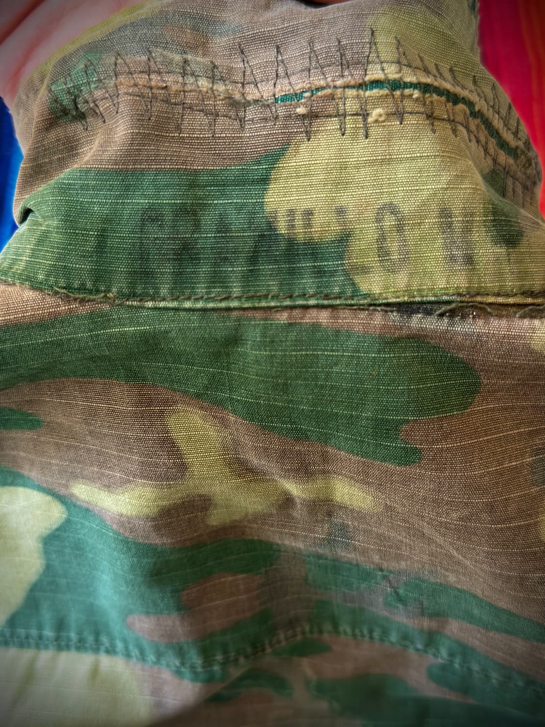 1960s USMC ERDL 오리지널 정글 퍼티그 자켓 상품이미지8