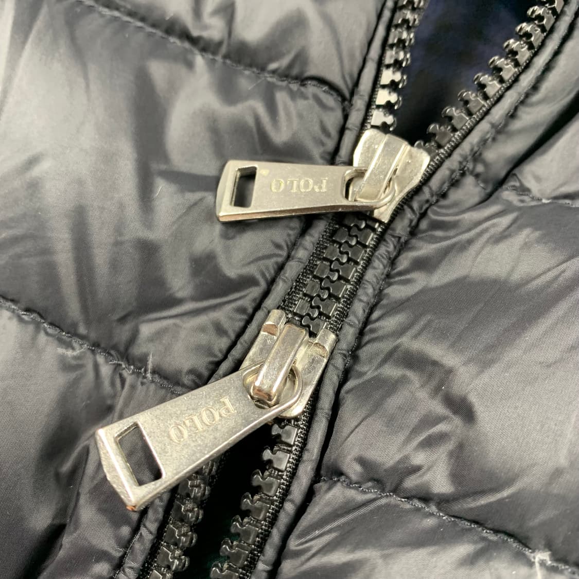 폴로 랄프로렌 신형 타탄체크안감 다운 경량패딩 자켓 상품이미지4