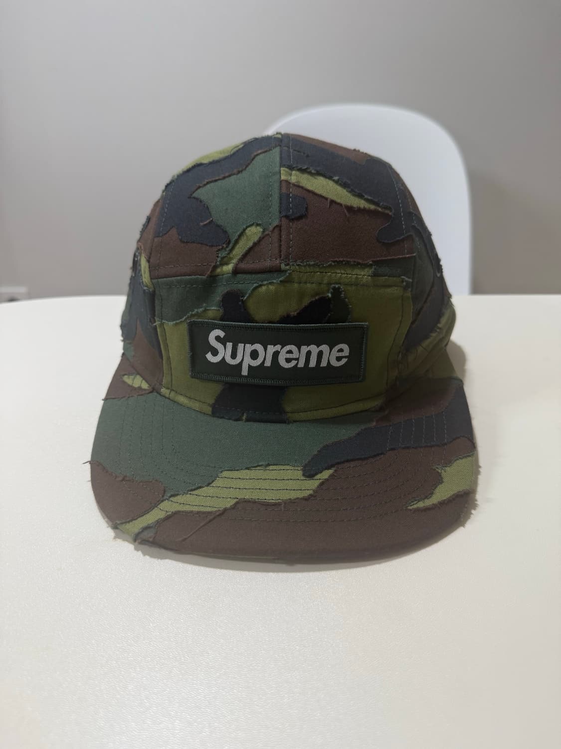 슈프림 카모 레이어드 우드랜드 캠프캡 상품이미지1