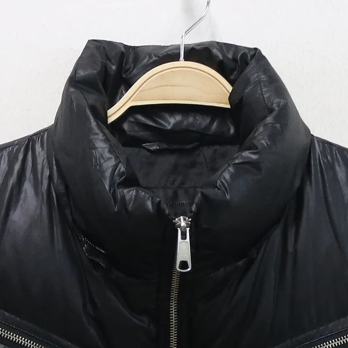 PAZZO DENIM STORE 블랙 다운 패딩 베스트 61296 상품이미지3