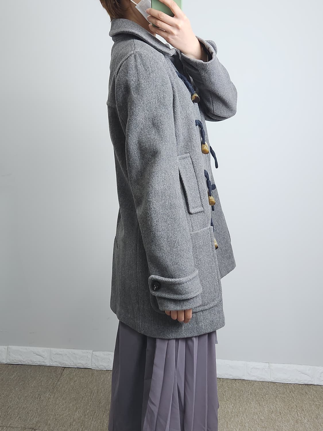 (바나나 리퍼블릭)헤링본 더플 코트 상품이미지3