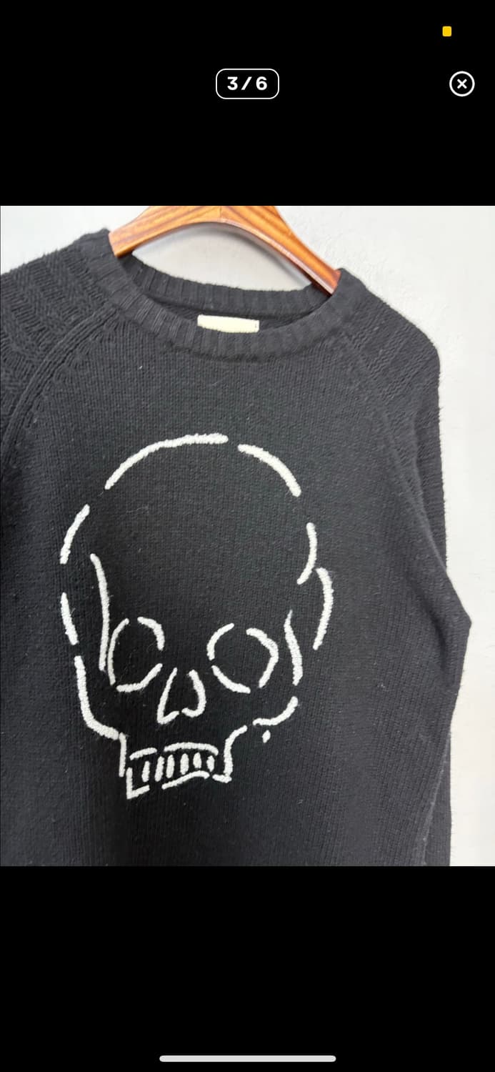 데우스 엑스마키나 스컬 로고 니트 H936 상품이미지3