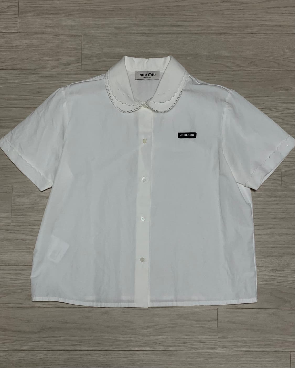 MIUMIU poplin shirt (40) 상품이미지3