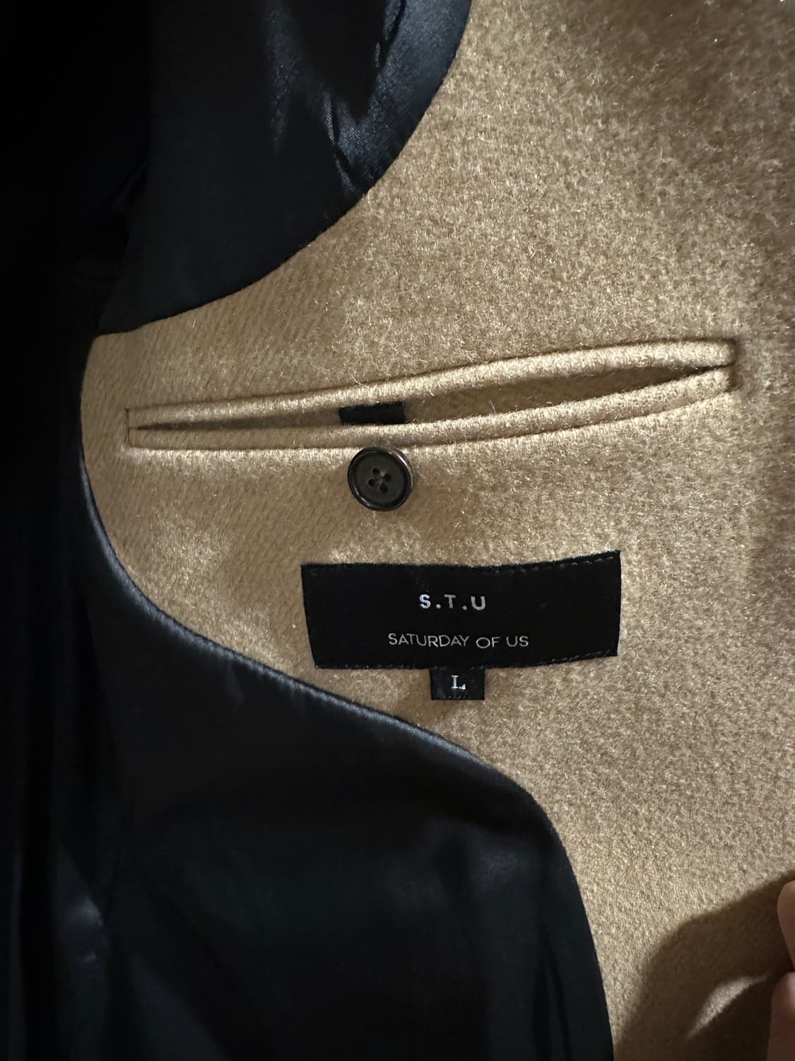 STU 18fw 블레이저 아이보리 M 상품이미지2