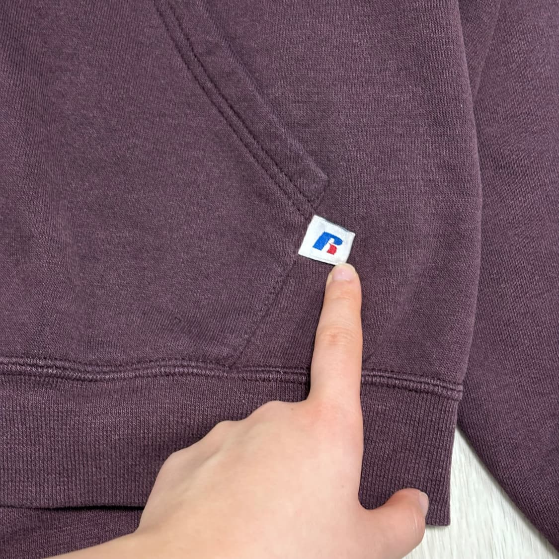 🇲🇽 00s 러셀 후드 딥와인 상품이미지2