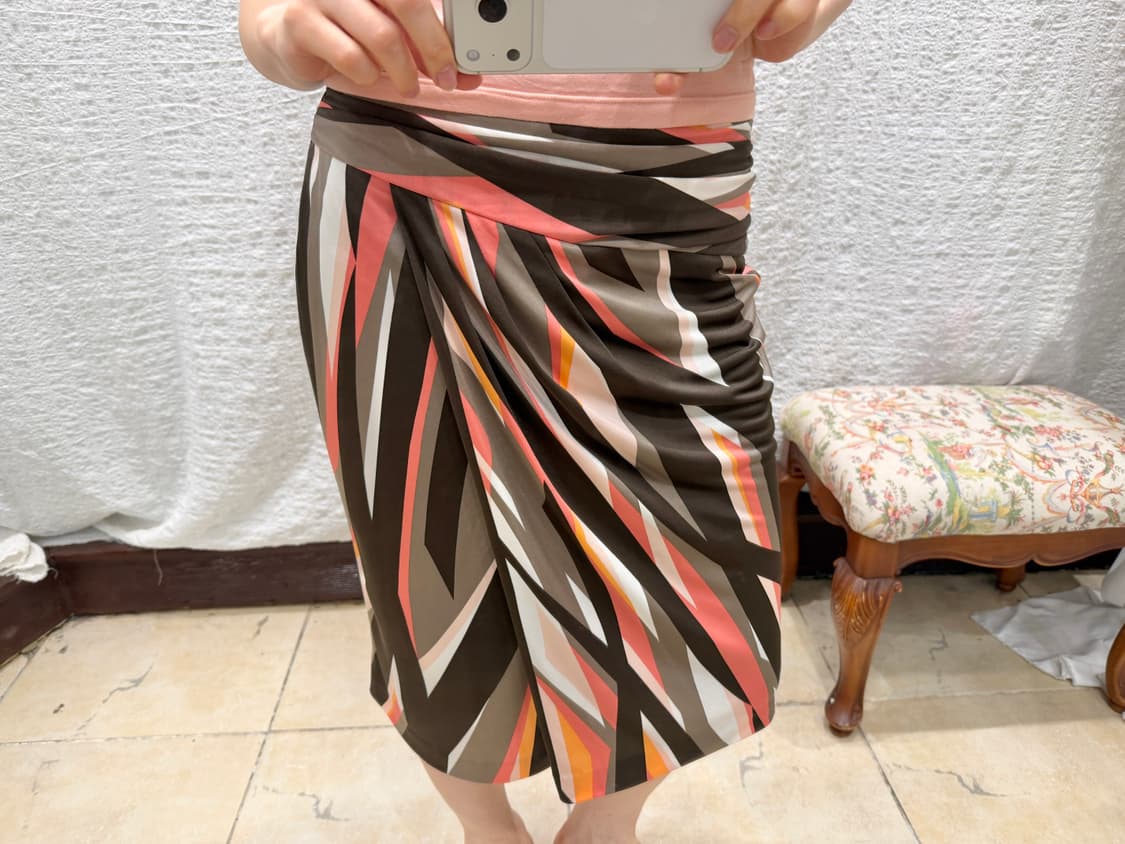 shirring faminine midi skirt 상품이미지4