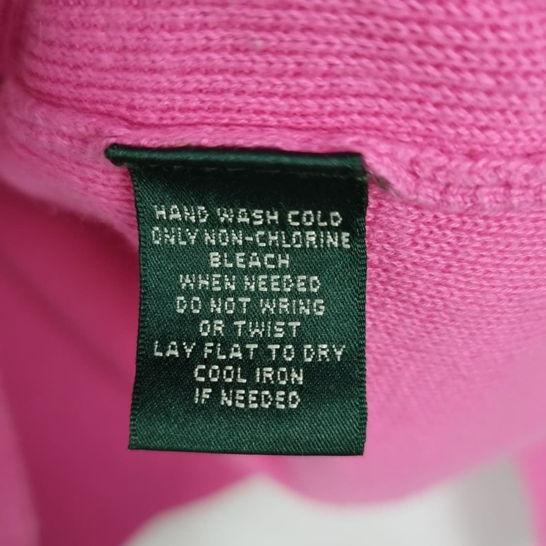 폴로 랄프로렌 니트 집업 바이커 가디건 핑크 M16410 상품이미지8