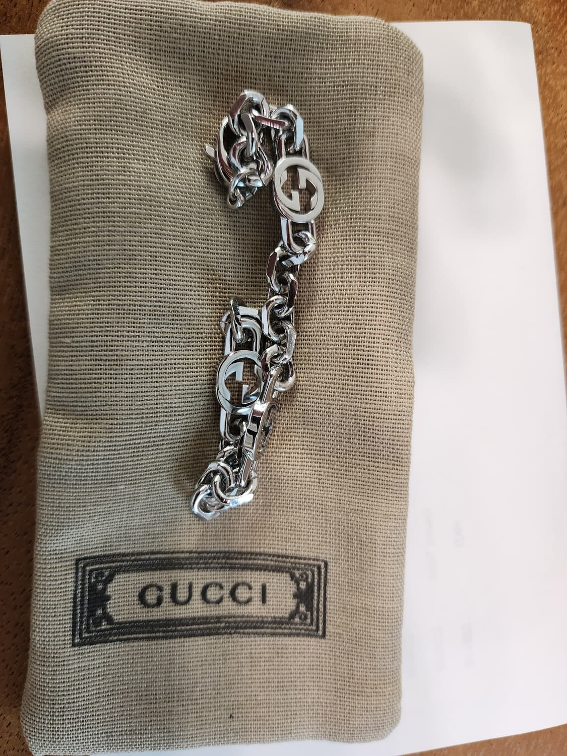 구찌 인터로킹 팔찌 17 풀박스  상품이미지3