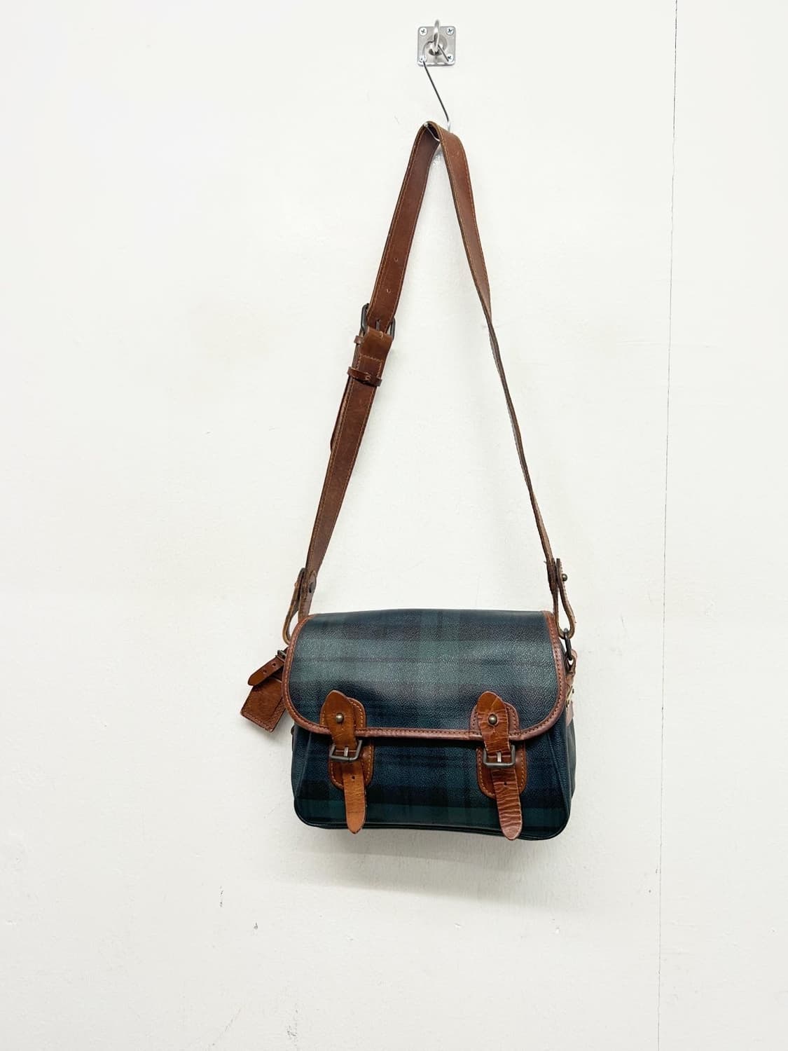 폴로 랄프로렌 블랙와치 타탄체크 크로스백  상품이미지1