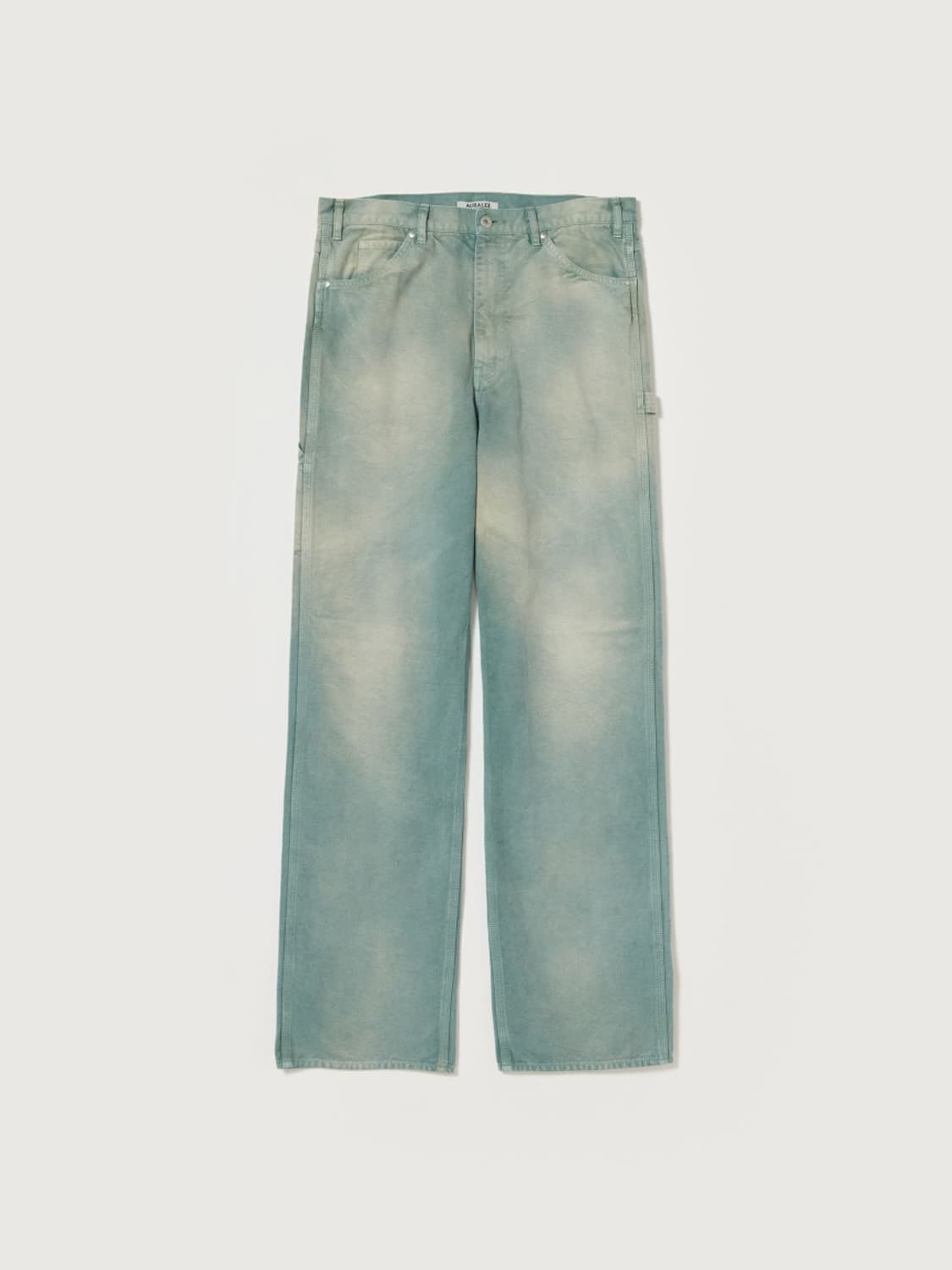 [3] 25SS AURALEE 오라리 오가닉 코튼 덕 팬츠 애쉬 그린 상품이미지1