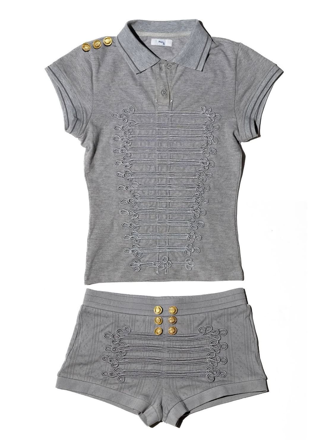 그레이톱+반바지 세트 상품이미지4