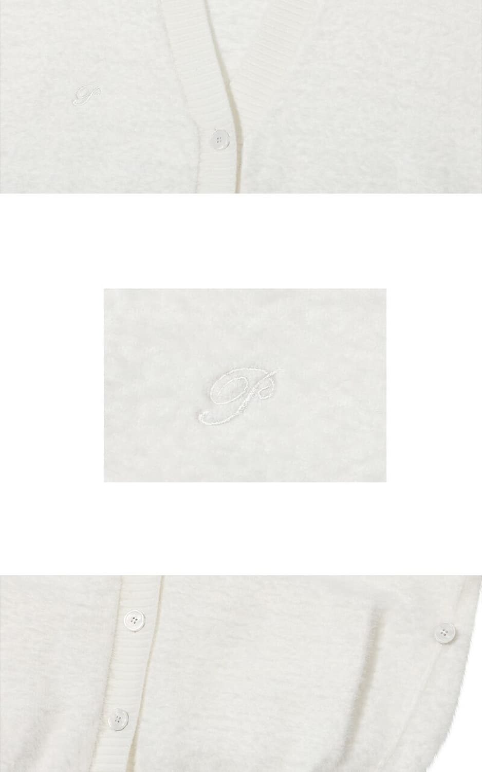 페인오어플레져 EVA FUR CARDIGAN white 상품이미지6