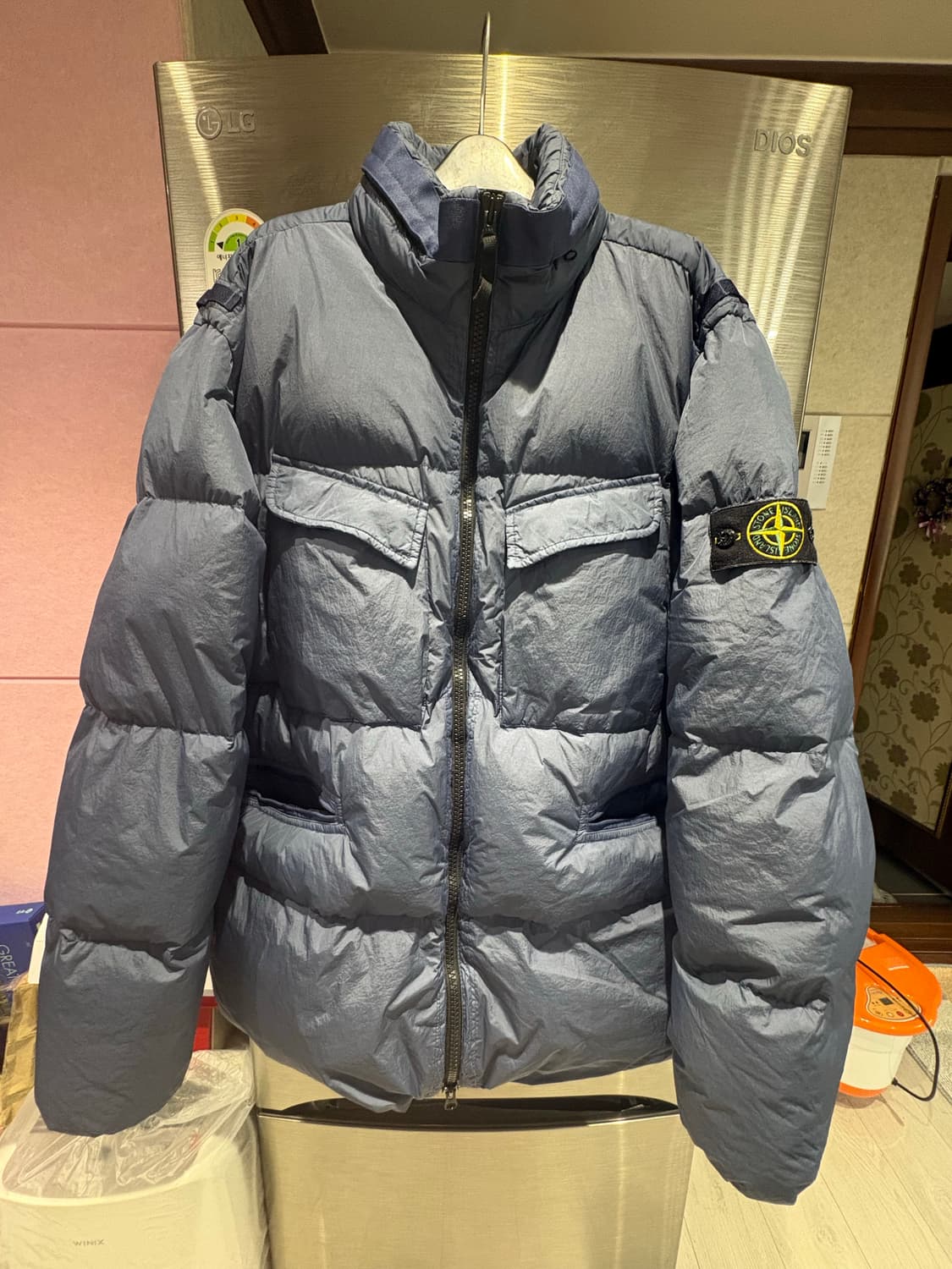 22FW 스톤아일랜드 크링클랩스 패딩 XXL 상품이미지1