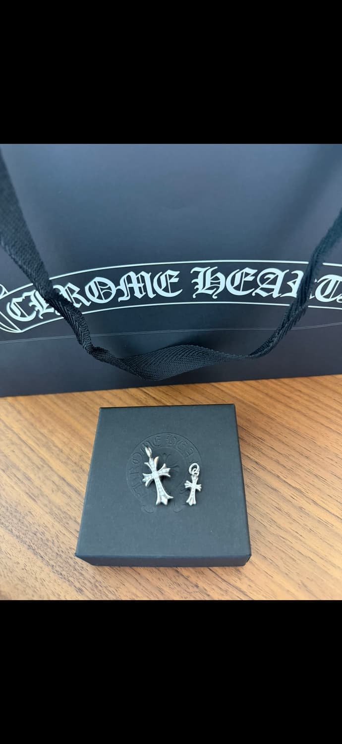 크롬하츠 실버 다이아 파베 새상품 상품이미지3