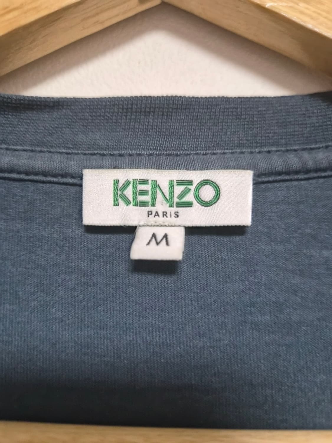 겐조Kenzo 호랑이로고 네이비 반팔티셔츠 M  - T133 상품이미지4