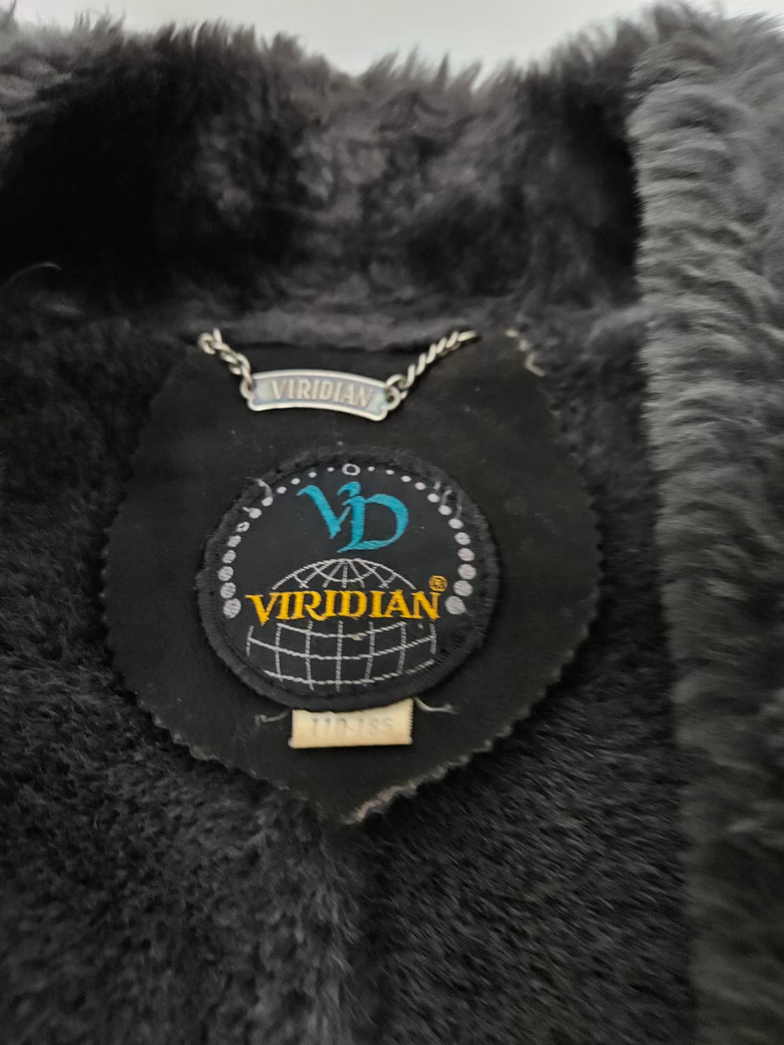 VIRDIAN 양가죽 양털 리얼레더 무스탕 코트 자켓 빈티지 다크 110 상품이미지3