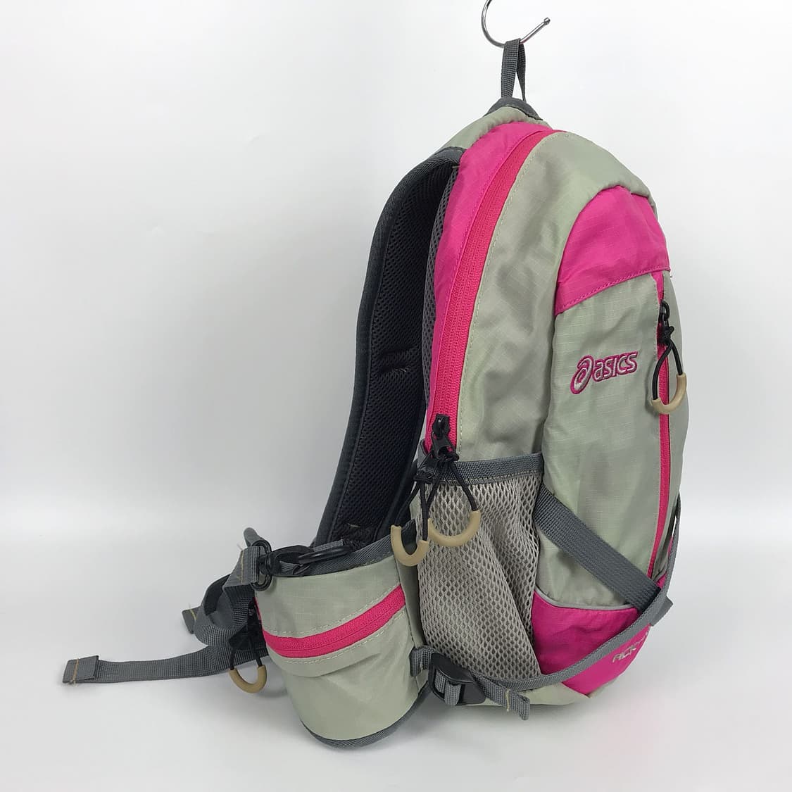 아식스 올드 고프코어 핑크 미니 백팩 가방 상품이미지4