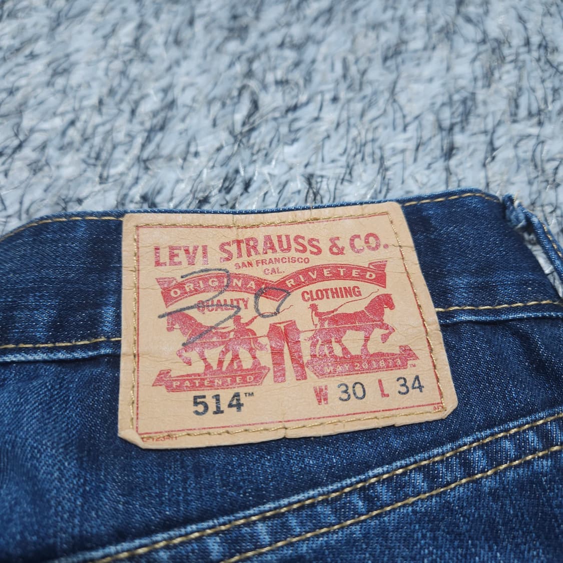 리바이스514) 30/34 남자 일자청바지 / 왕눈이샵 상품이미지7