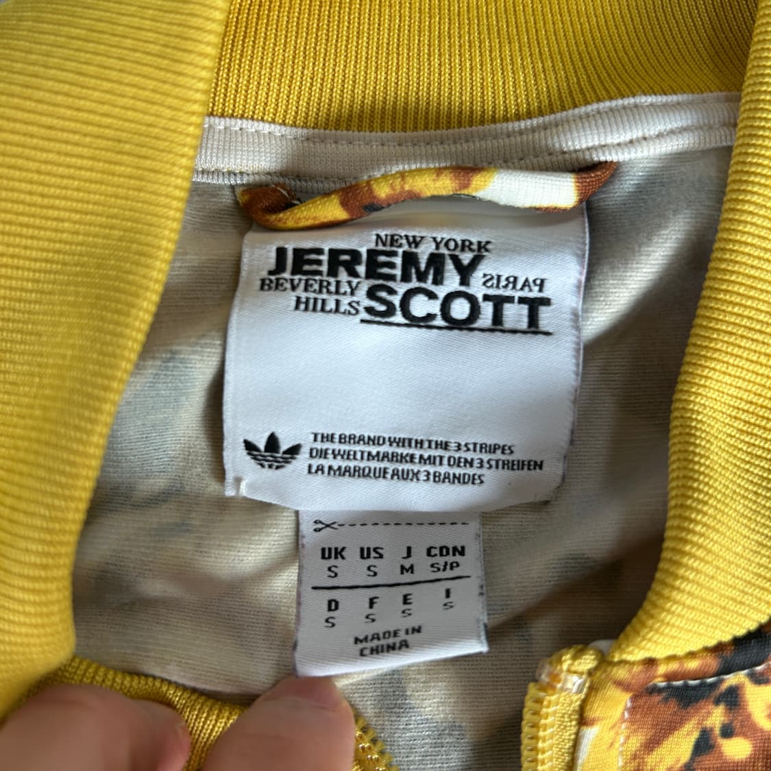 아디다스 제레미스캇 희귀 플라워 져지 집업 트랙탑 s 상품이미지2