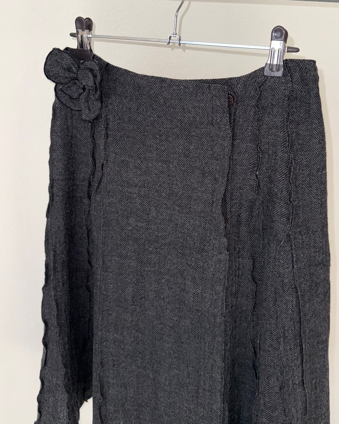 Sonia rykiel 코사지 울 스커트 상품이미지5