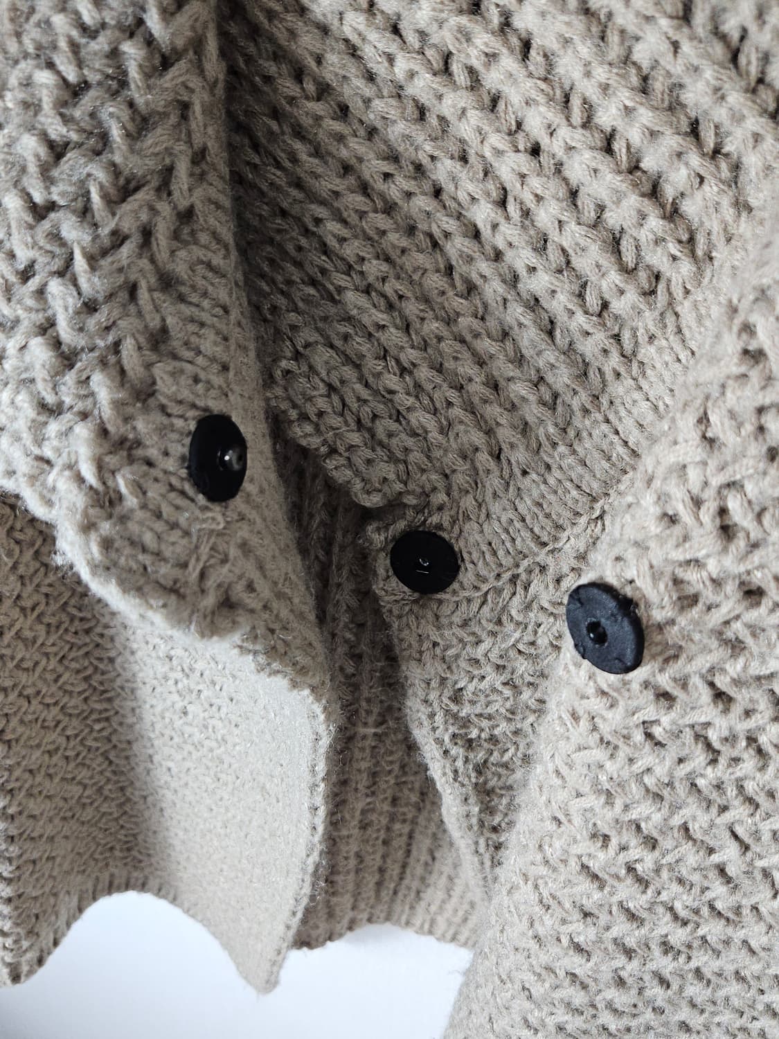 폴로 랄프로렌 숄카라 케이블 코트 가디건 니트 헤비 L 상품이미지4