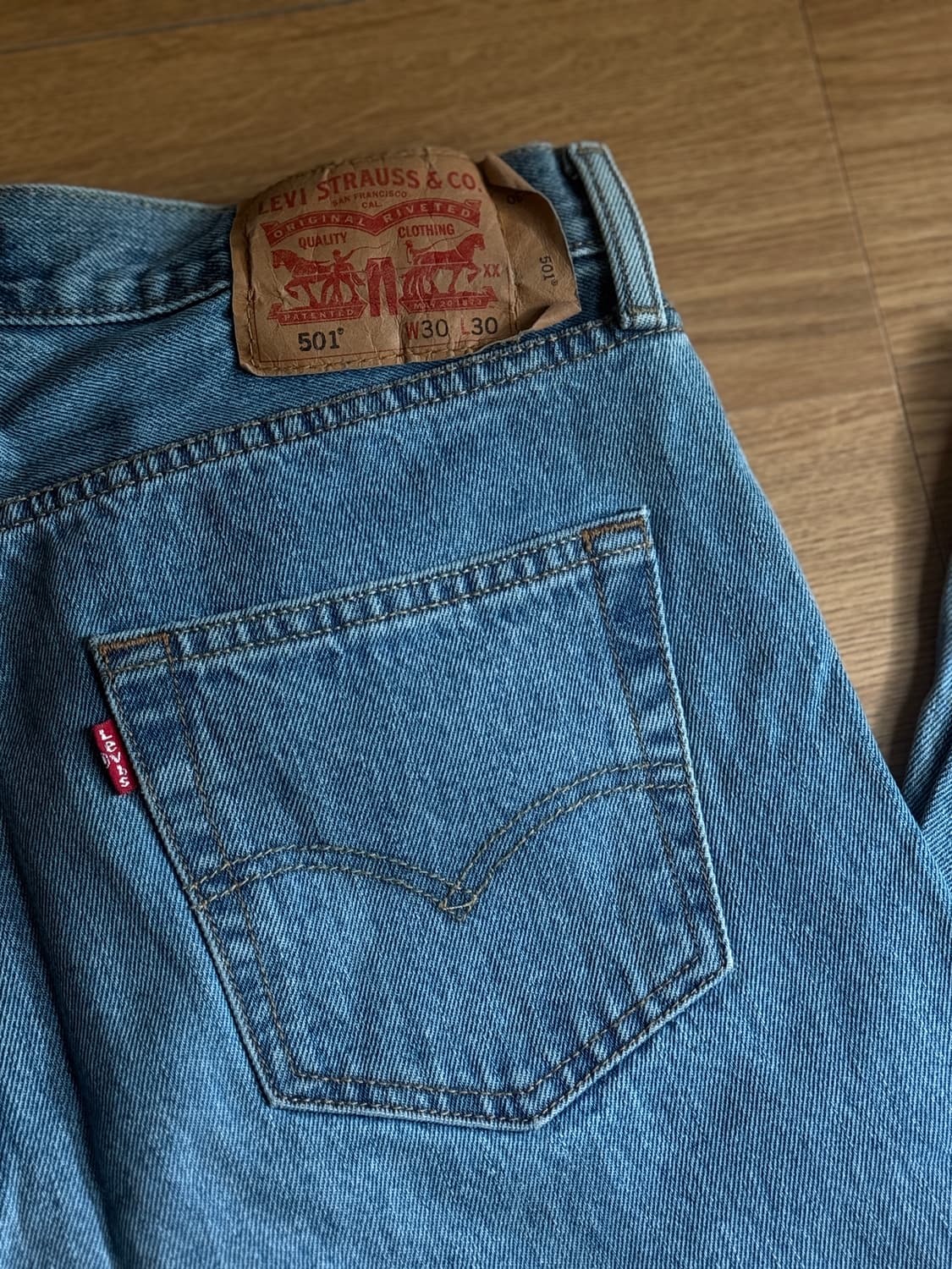 리바이스 501 청바지 W30 L30 상품이미지2