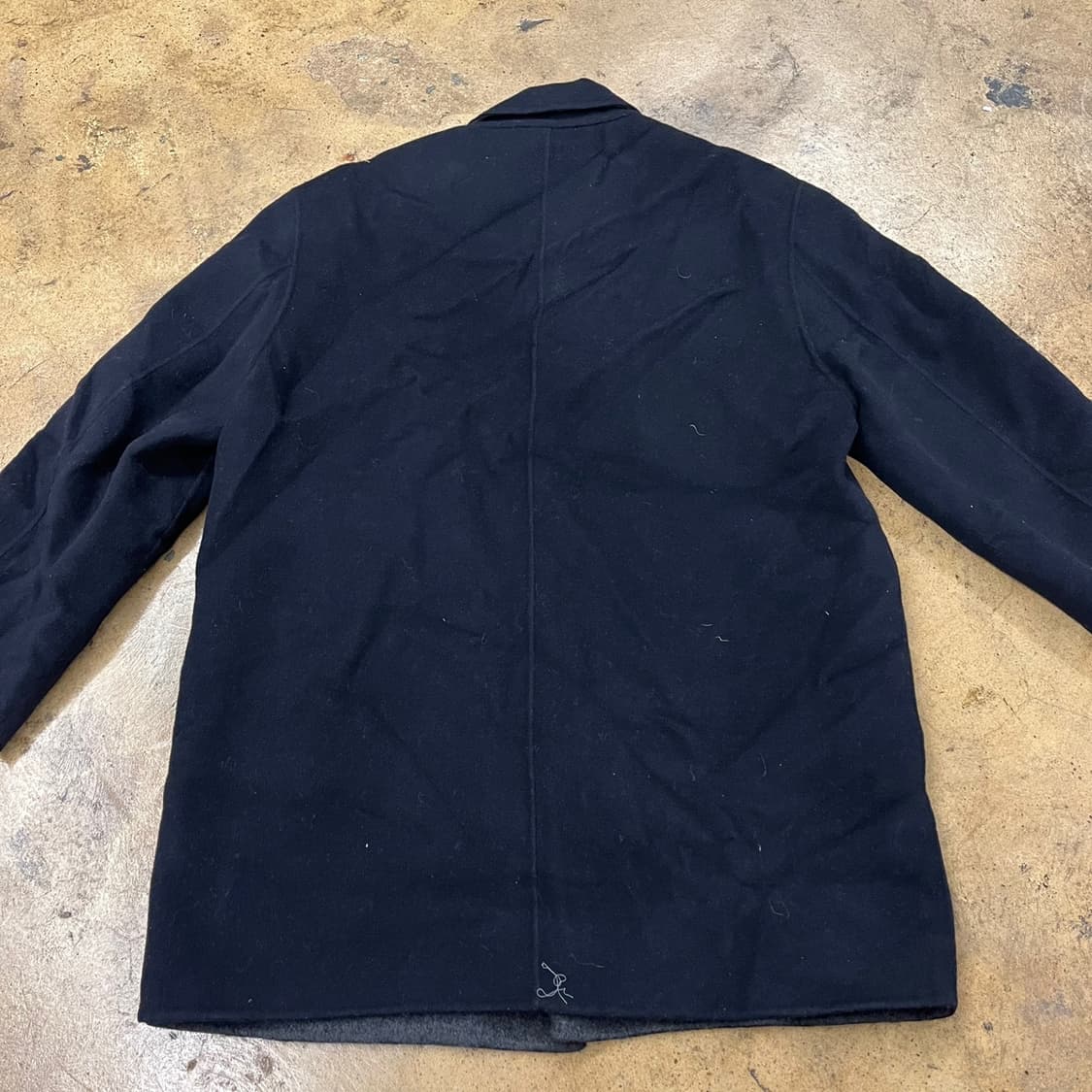 [정품/100] 발망 블랙 싱글 코트 b14 상품이미지4