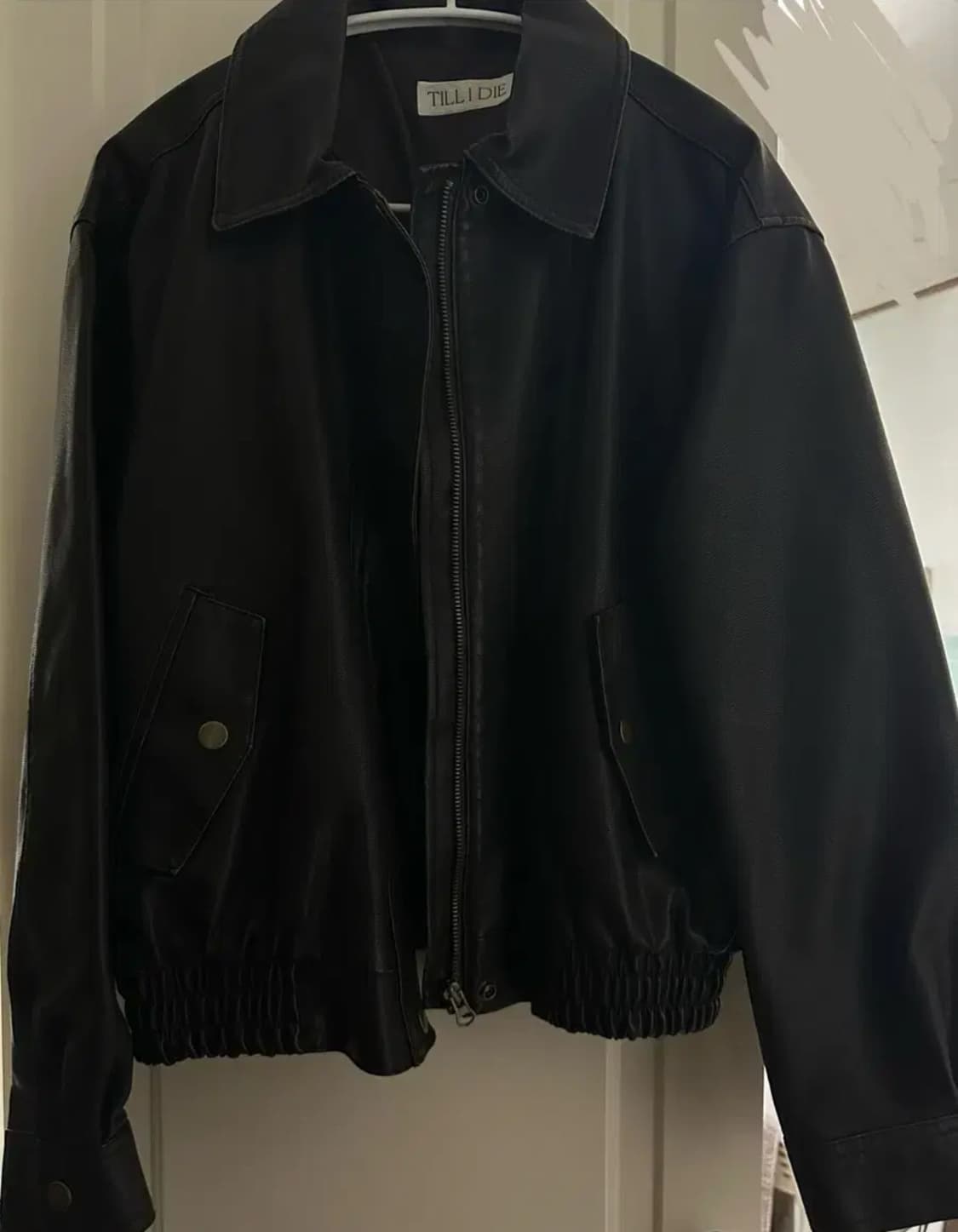 틸아이다이 레더자켓 Natural crack leather blouson 상품이미지3