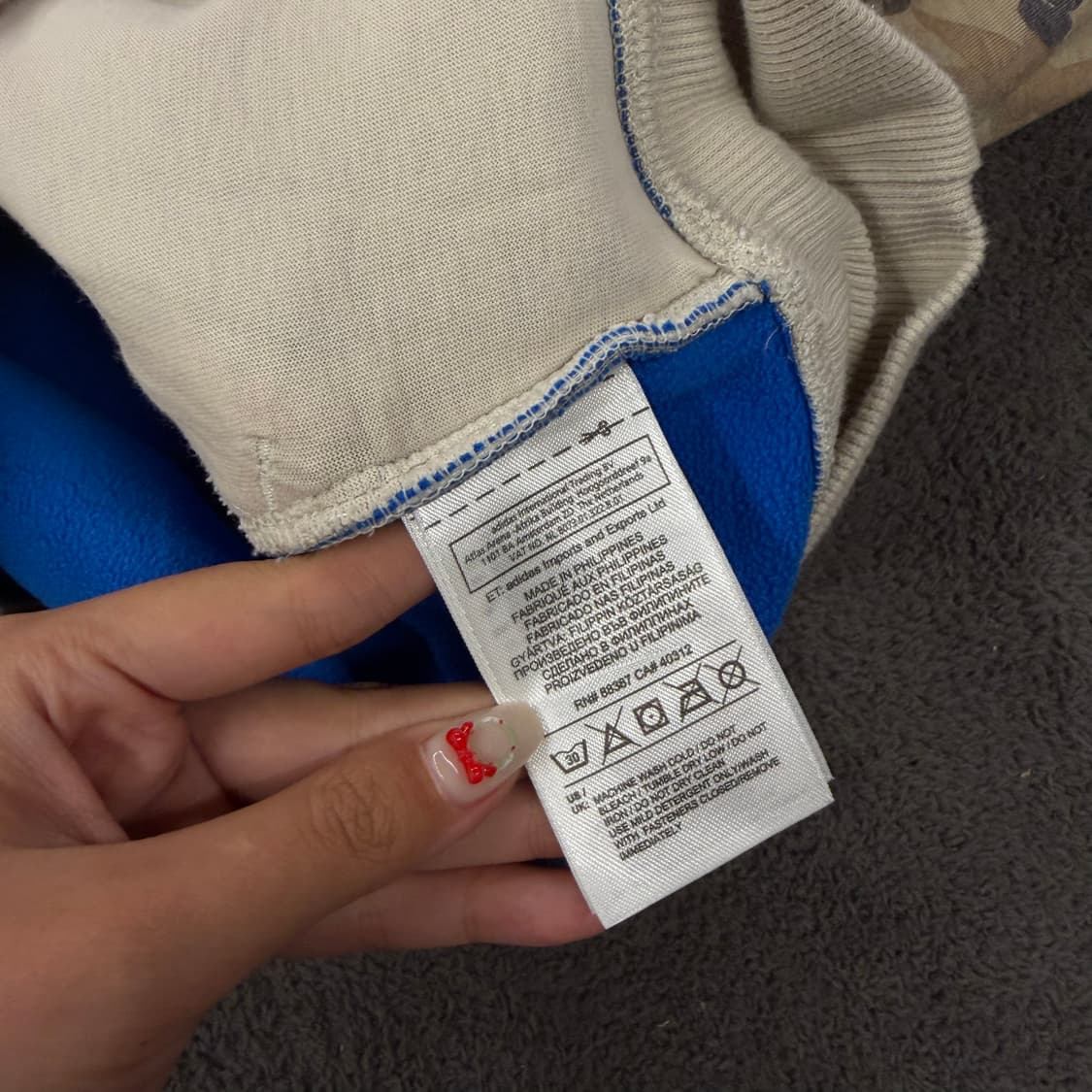 [ 정품/M ] 아디다스 파이어버드 카모플라쥬 후드집업 상품이미지5