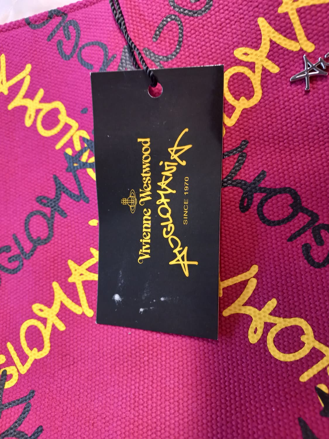 비비안웨스트우드 앵글로매니아 FUXIA 토트백 (새상품) 상품이미지6