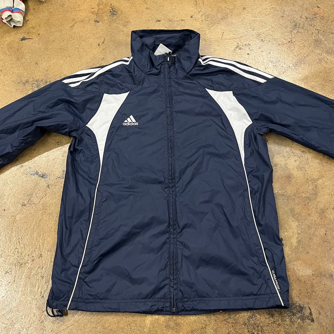 [정품/100] 아디다스 네이비 바람막이 자켓 b15 상품이미지3