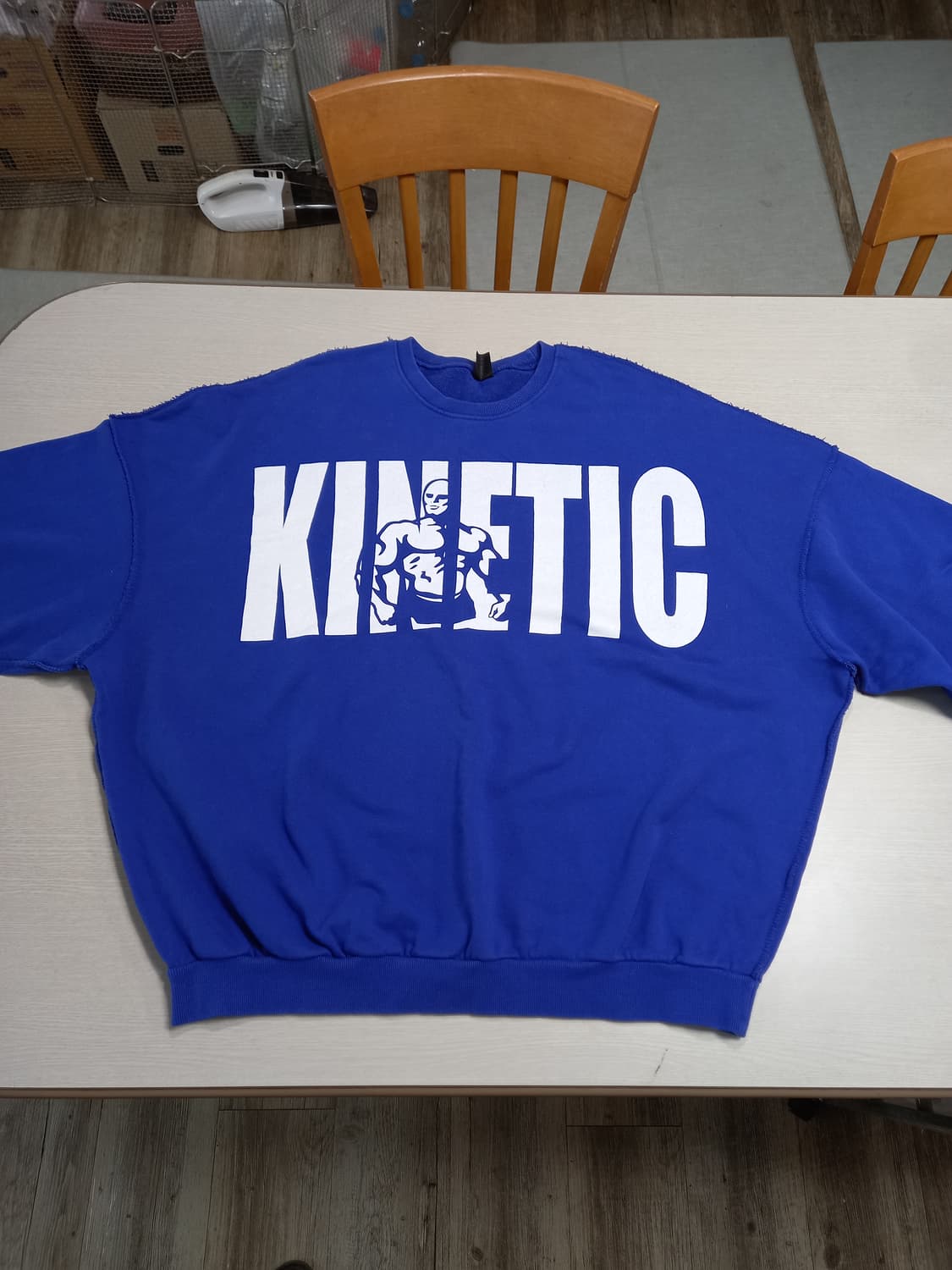 L-XL KINETIC PEOPLE 맨투맨 블루 XL-460 상품이미지1