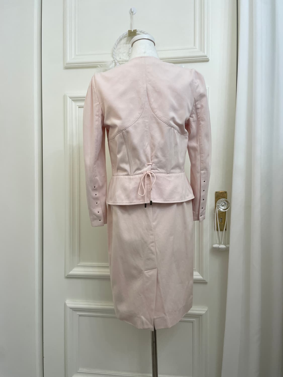GIVENCHY PARIS pink cotton jacket&midi s 상품이미지3