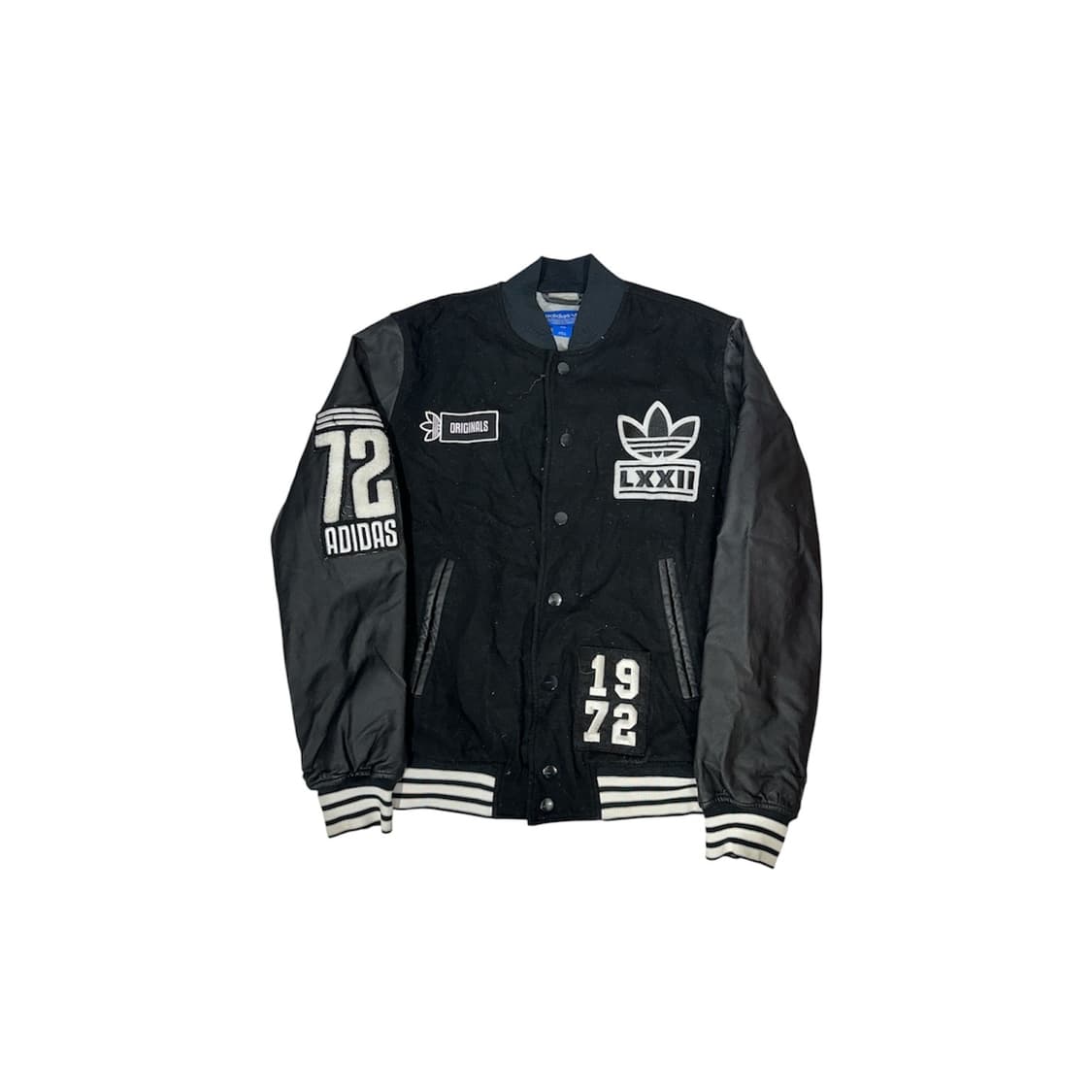 아디다스 블랙 바시티 빅 로고 자켓 95 상품이미지5