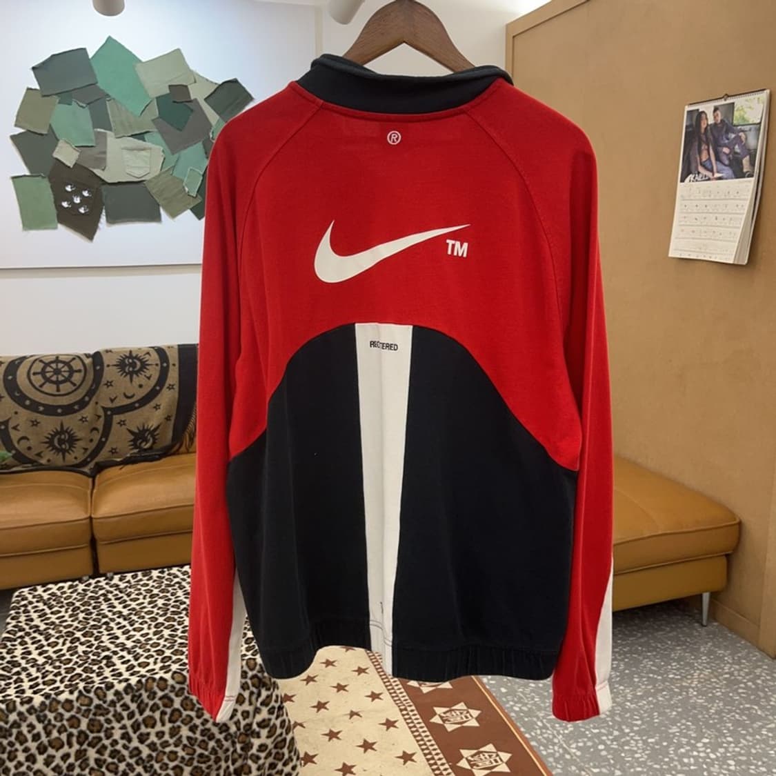 나이키 90's 레트로 빈티지 배색 트랙탑 스웻 집업 XXL C09268 상품이미지4