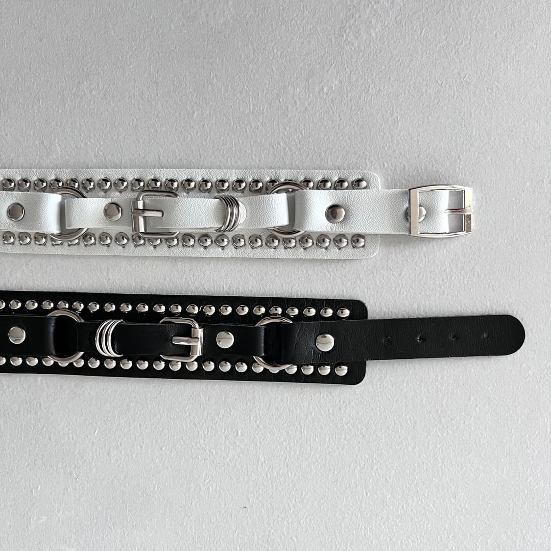 펑크 레더 팔찌 상품이미지5