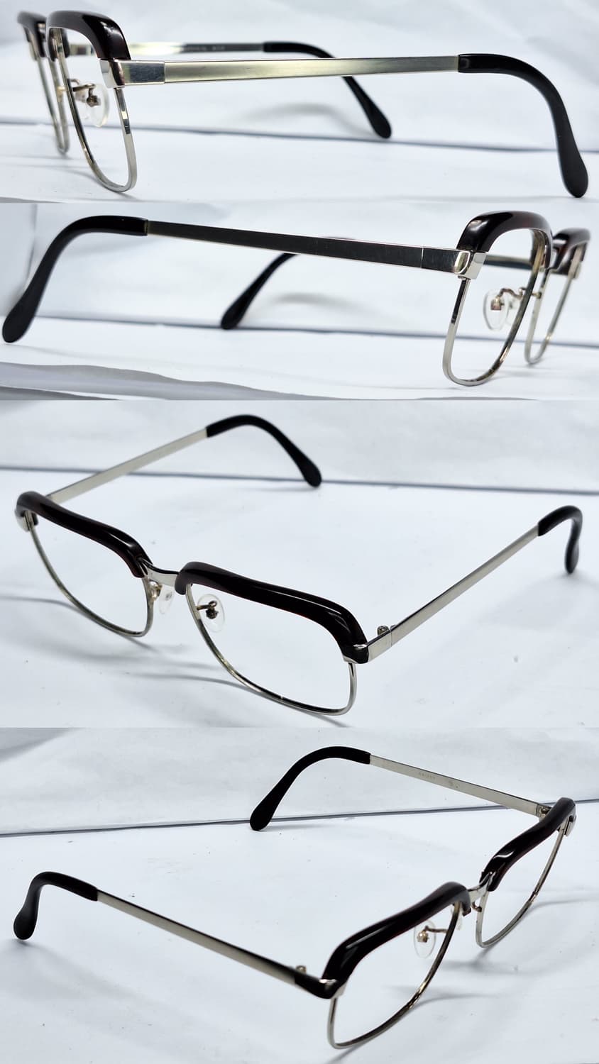 80s 일본 ROSIER n38 SPM 100 선플래티늄 하금테 안경테 상품이미지4
