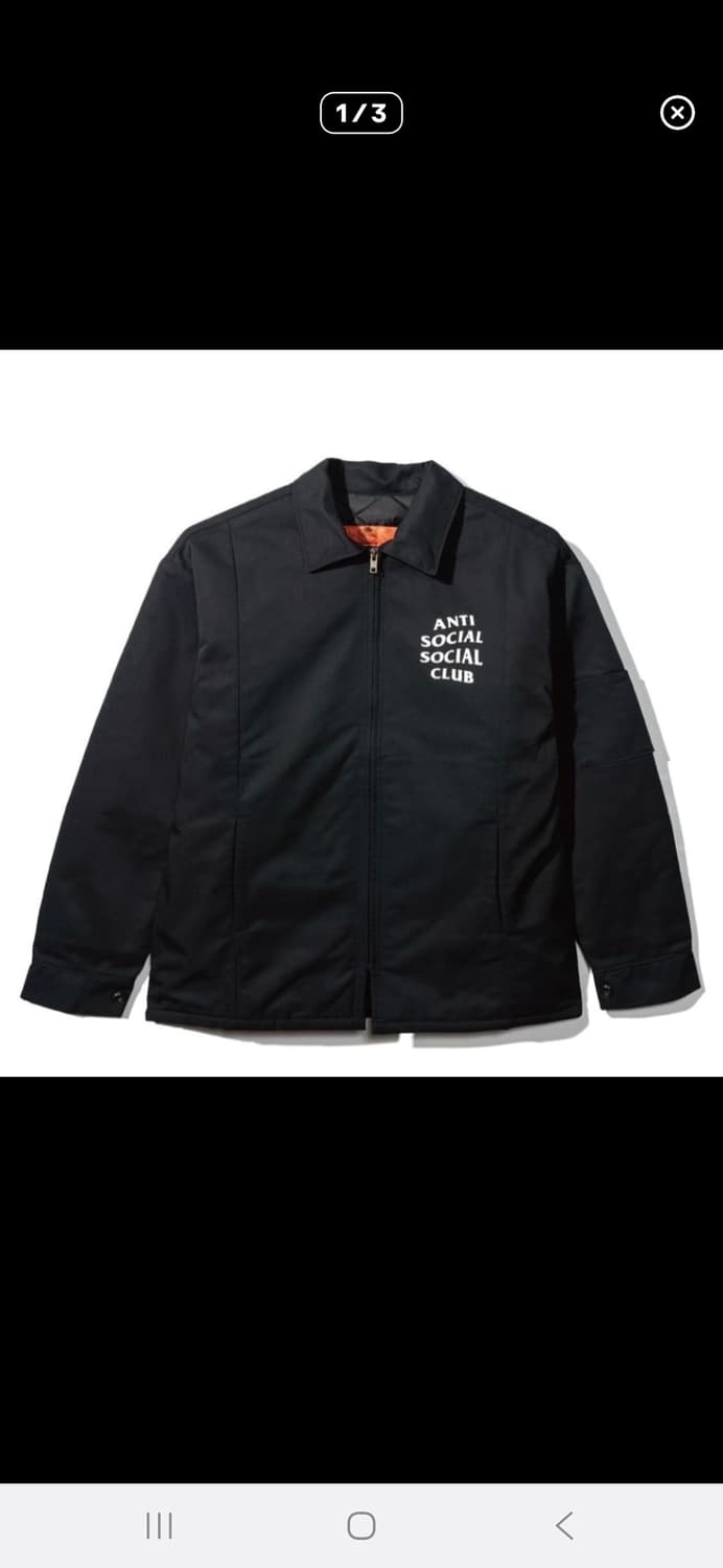 안티소셜소셜클럽 코치 자켓 M 사이즈 상품이미지1