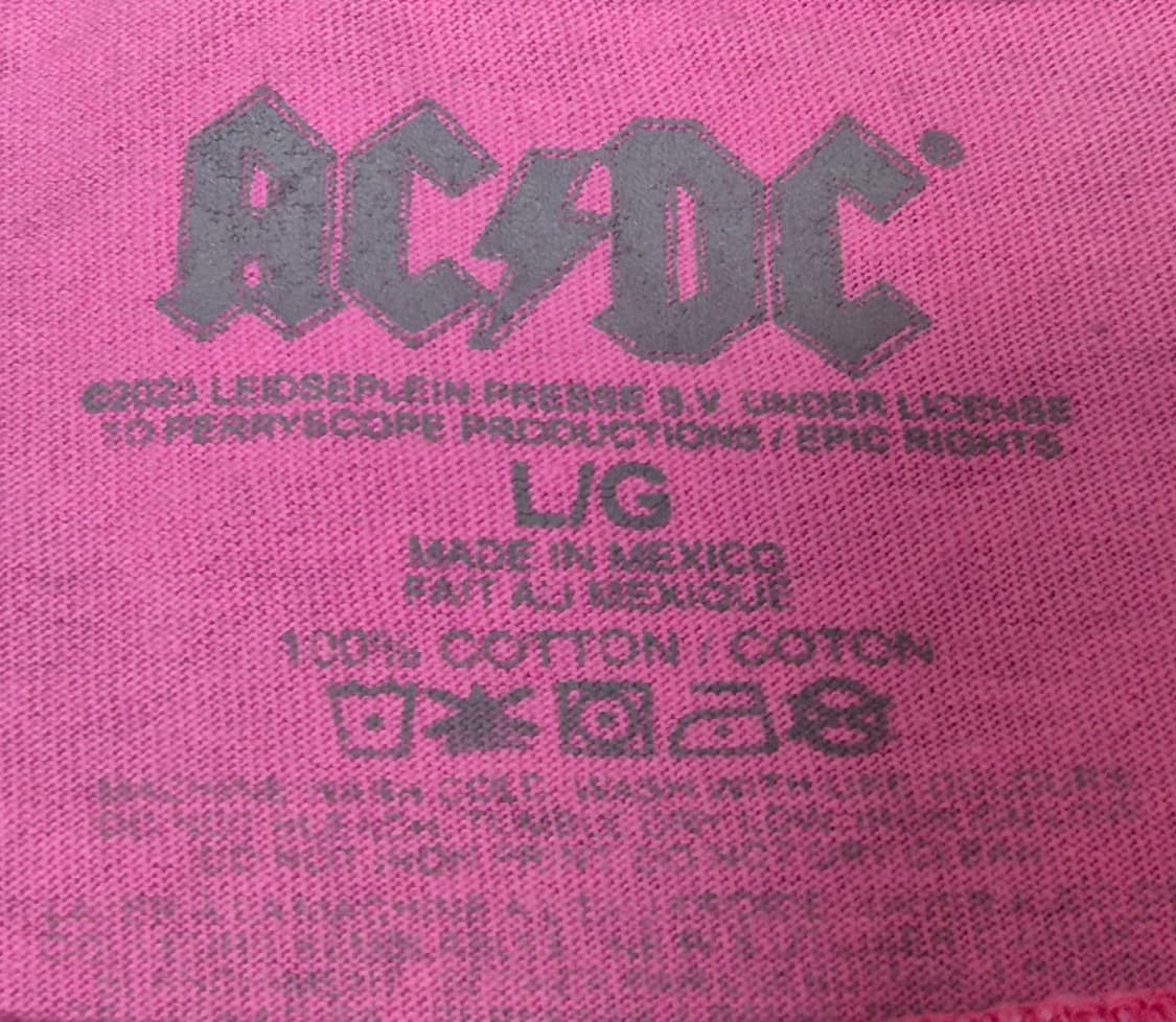 [L] ACDC 오피셜 티셔츠 -152 상품이미지3