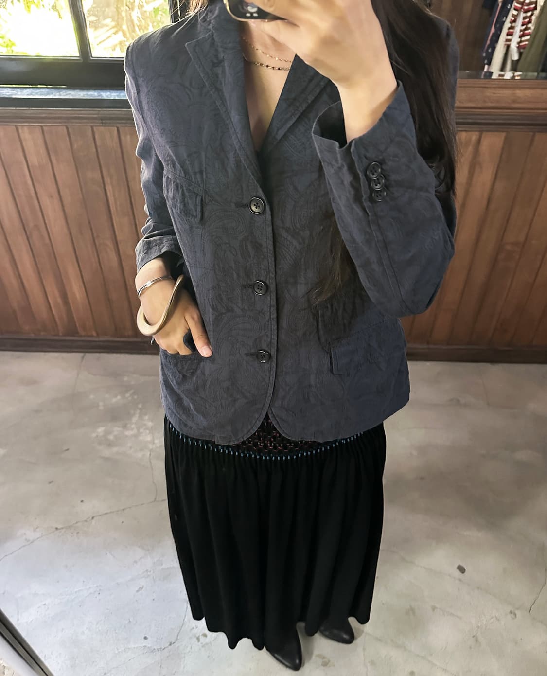 ENGINEERED GARMENTS jacquard blazer 상품이미지1